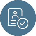 Certification Card with checkmark icon