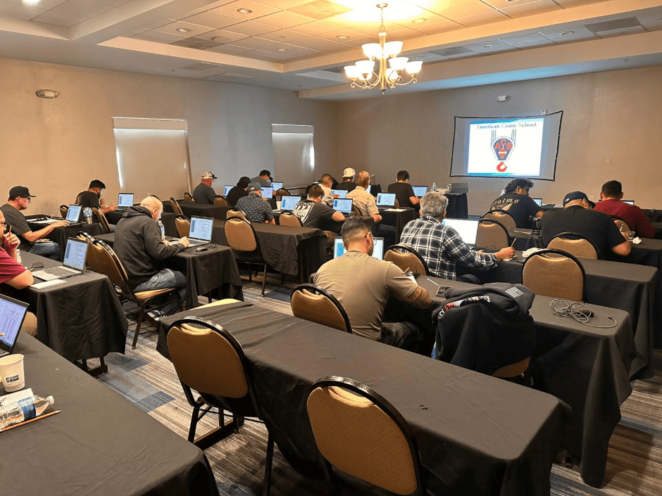 Los Angeles Crane Operator Certification Course Training Classroom 2025