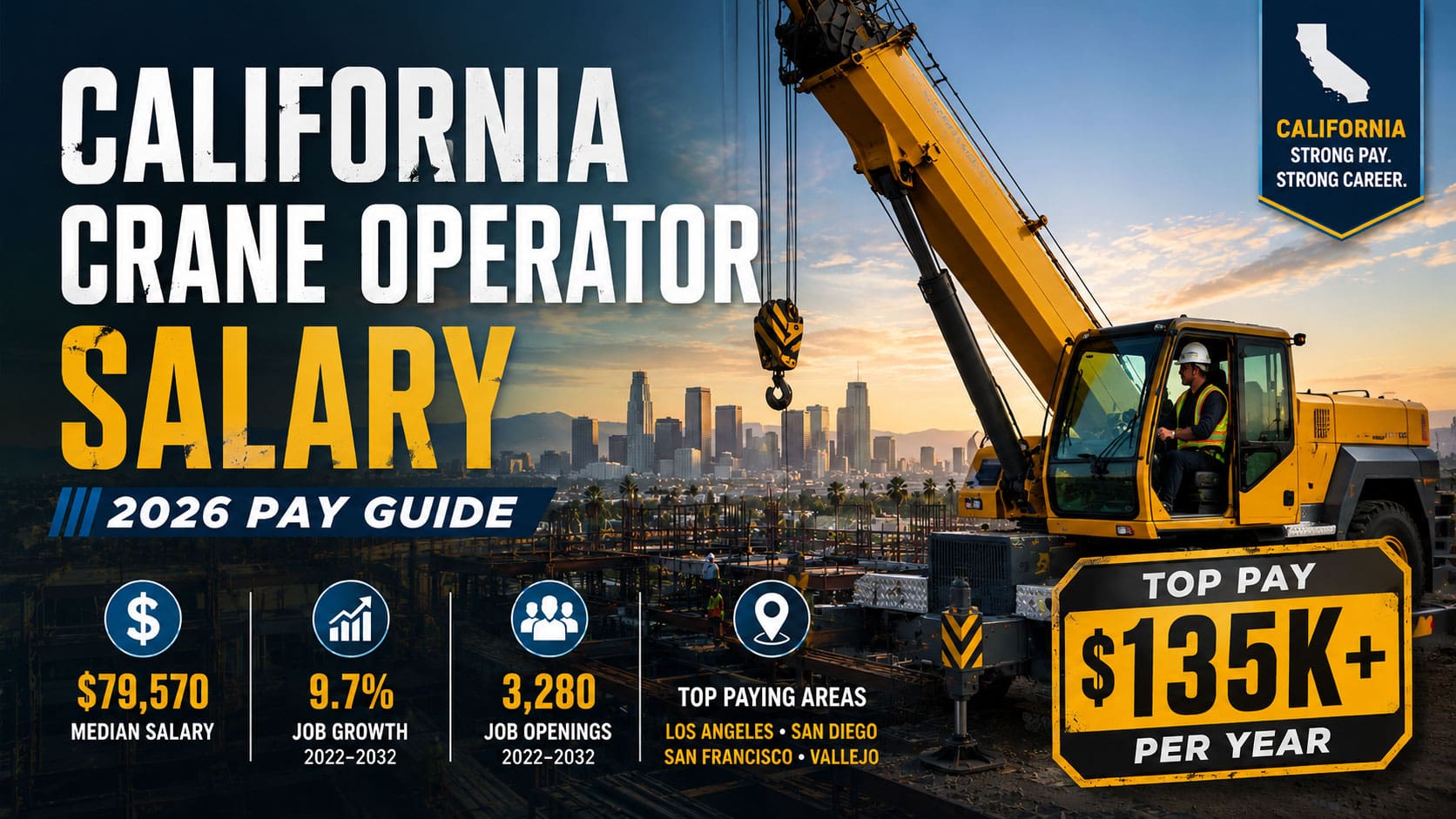 California crane operator salary 2026 pay guide