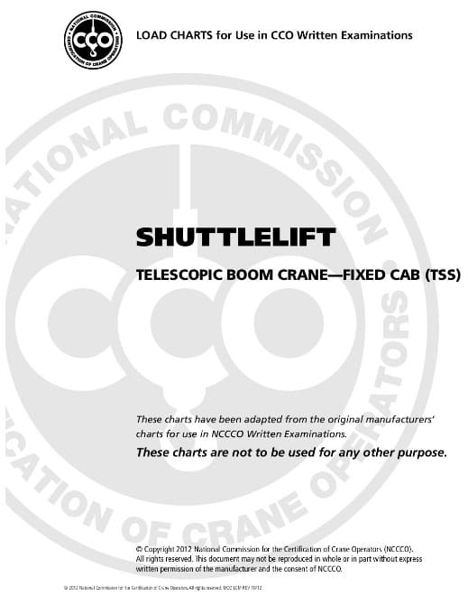 shuttlelift-telescopic-boom-crane-fixed-cab-tss Load chart for Suttlelift telescopic boom crane fixed cab (TSS)